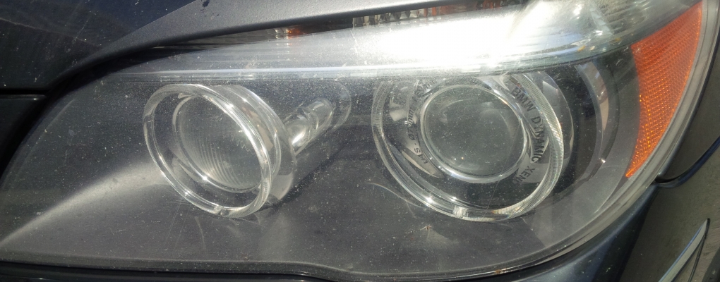 BMW Headlight Restoration Before
